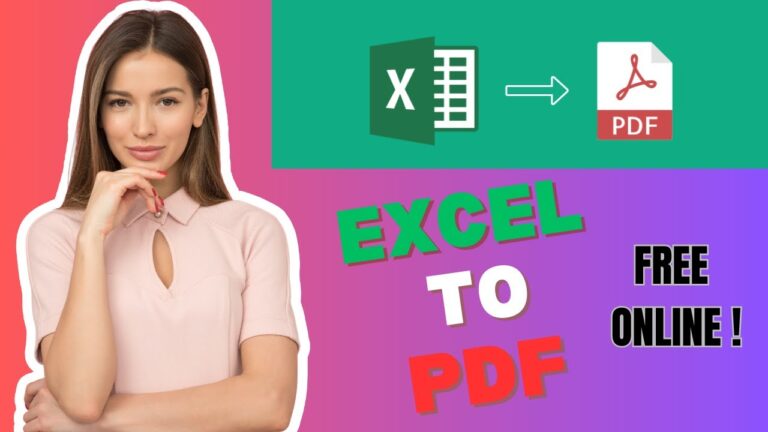 Convert Excel into PDF In 2 minutes Free Online