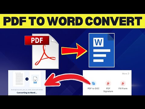 How to Convert PDF to Word in 2025